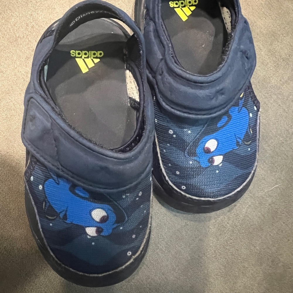 Dory Adidas toddler sandals blue